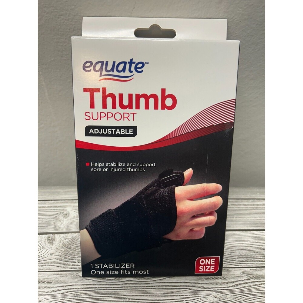 Equate Thumb Support Adjustable- New In Box